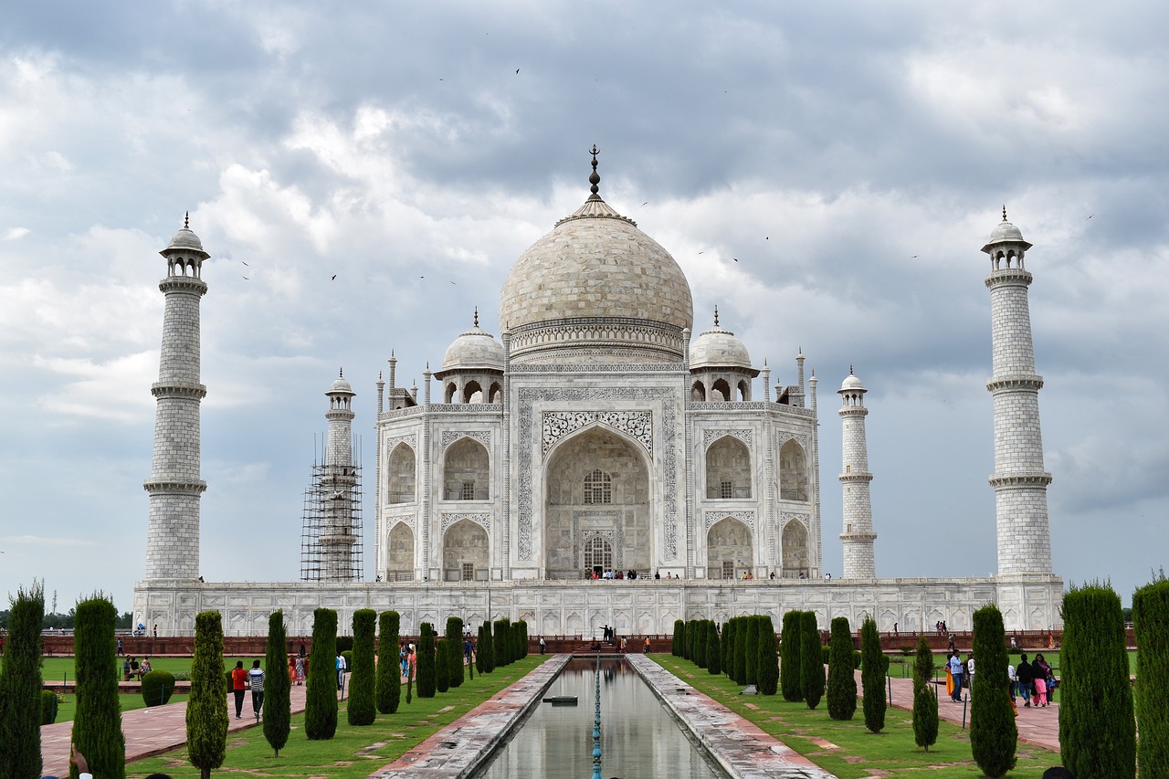 Taj Mahal was built by Emperor Shah Jahan in memory of his wife Mumtaz Mahal